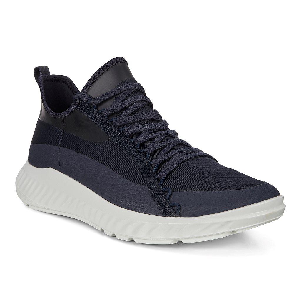 Ecco St.1 Lite Mens Sneakers Blue Outlet - India NCW-816437